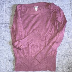 DONATING TODAY* Purple JCREW cashmere sweater